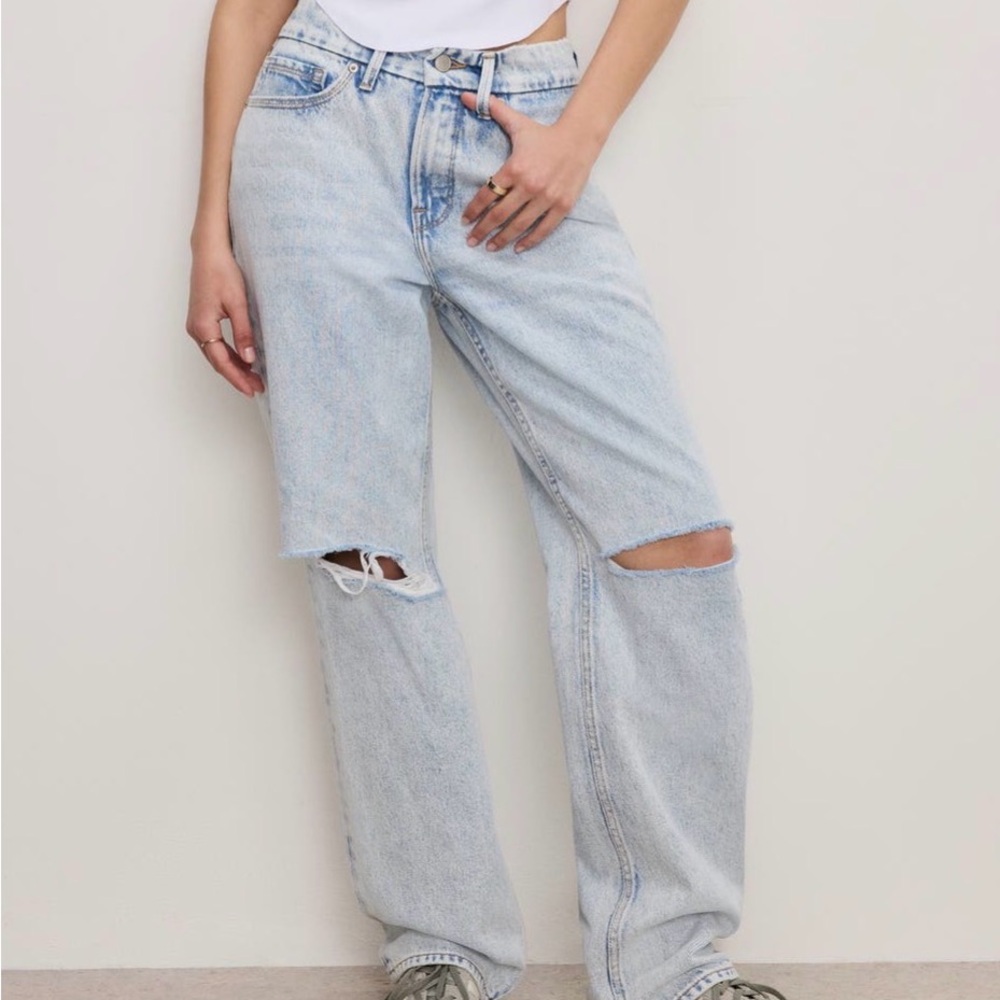 Good 90’s Iconic Baggy Wide-Leg Jeans by Good American